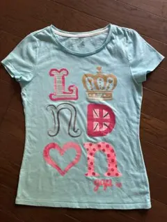 GapKids Tシャツ ライトブルー 150cmガールズ