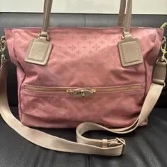 【美品】russetピンク ショルダーバッグ 2way