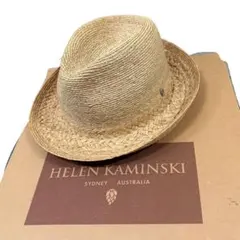 新品☆ヘレンカミンスキー☆KELLEY チェック ウールハット☆キャメル