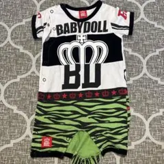 BABYDOLL ゼブラ柄ロンパースのサムネイル