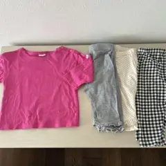 DAILY LINE キッズ服 Tシャツとパンツセット