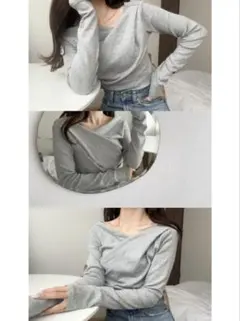 グレイル　GRL 3Wayドレープカシュクールトップス[dk1261]