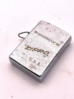 Zippo1994年製スリムライター オリジナル チェーン 着火石（6個入 ）付 
