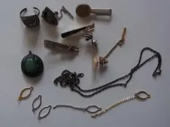 メンズ小物 ネクタイピン カフスボタン まとめ売り