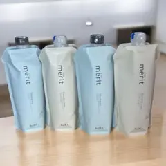 花王 メリット シャンプー＆コンディショナー 詰め替え 340ml×4