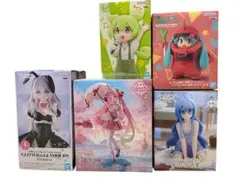 美少女フィギュアまとめ売り　5体
