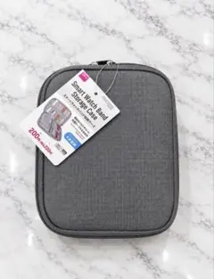 【送料込】スマートウォッチバンド収納ケース　持ち運び ダイソー 未使用 グレー