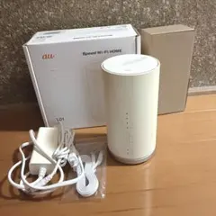 【美品】au Wi-Fi HOME L01 HWS31SWA ルーター