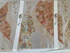 最終処分　再お値下げ　新品未使用　高級　袋帯　白地　刺繍