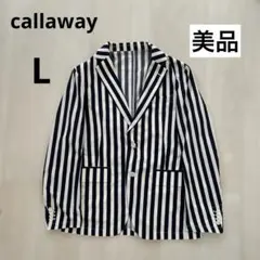 【美品】callaway テーラードジャケット　キャロウェイ　ジャケット　ゴルフ