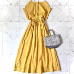 美品 ボールジィ トゥモローランド リネンブレンド ノースリーブロングワンピース 美品 ボールジィ トゥモローランド リネンブレンド ノースリーブロング