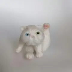 クリーム ぼくねこ 猫 ぬいぐるみ ハンドメイド作家 アートドール a