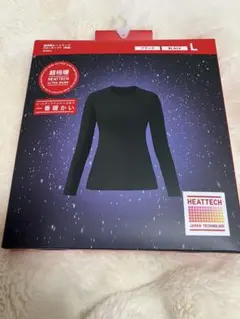 ユニクロ　HEATTECH 超極暖長袖　ブラックLサイズ