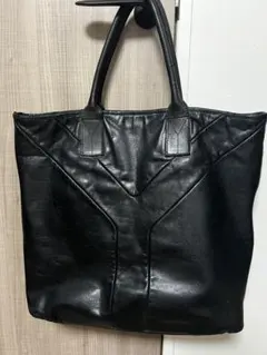 レア物【正規品】 YSL レザー トートバッグ＋限定ポーチ付き