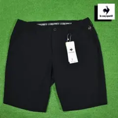ルコックスポルティフ/ゴルフ ハーフパンツ【ブラック/LL】新品！のサムネイル
