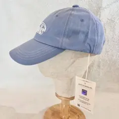 新品✨emis 韓国　キャップ ブルー　y2k アウトラインロゴ　男女兼用のサムネイル
