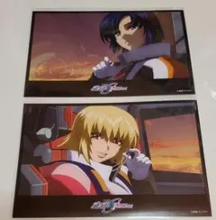 ガンダムSEED FREEDOM アスカガ アクリルパネル ガンダムシネマラリー