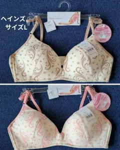 Hanes（ヘインズ）レディース　ノンワイヤーブラジャー　2枚　新品　未使用のサムネイル