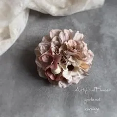 くすみカラー　コサージュ 114 入学式 卒業式 2way クリップ