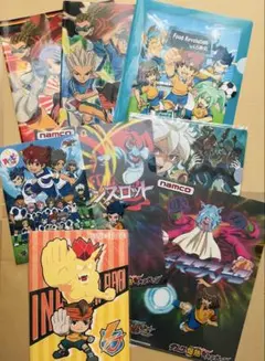 イナズマイレブン　クリアファイル　下敷きまとめ売り8点