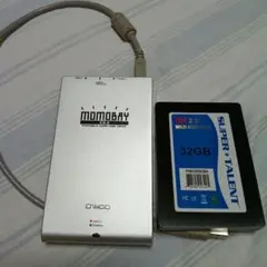 ジャンク SUPER TALENT 32GB SSD IDE 2.5＋おまけ