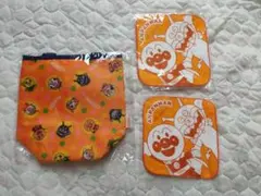 アンパンマン 保冷バック タオルハンカチ２枚セット