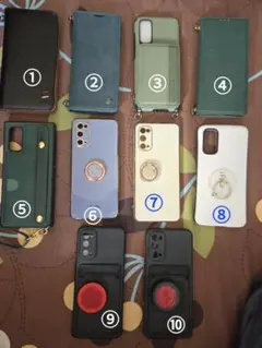 GalaxyS20スマホケース　より取り3個