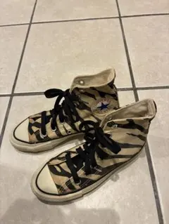 CONVERSE ALL STAR ゼブラ柄 アメリカ製 20.5cm 身着用