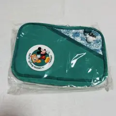 ディズニー　バケーションパッケージ　チケットポーチ　ミッキー　緑
