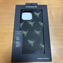 COACH iPhone 15 Pro Max ケース 恐竜柄　レキシー