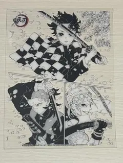 鬼滅の刃 pvc透明マット中国限定 悲鳴嶼行冥甘露寺蜜璃伊黒小芭内 原画