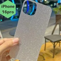 新品 iPhone16pro グリッター インナーシート お洒落 シルバー 韓国