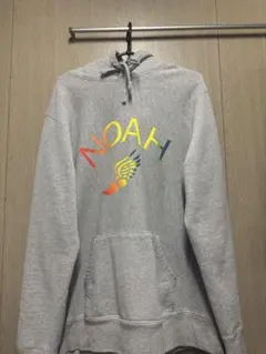 NOAH レインボーロゴ フード付きパーカー