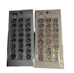 サンリオ おはじきシール おはじきふうシール　クロミ、マイメロ