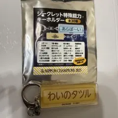 ソフトバンクホークス パワプロ アクリルキーホルダー わいのタツル