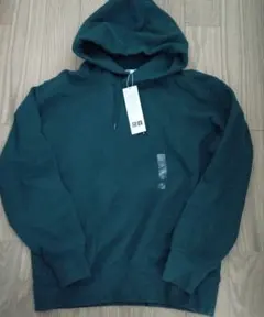 Uniqlo U スウェットプルパーカー 54グリーン Mサイズ