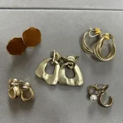 イヤリング4点＆イヤーカフ2点セット