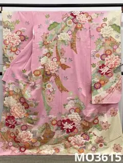 振袖 刺繍 金彩 銀通し 身丈166cm 撥水加工済 MO3684 - メルカリ