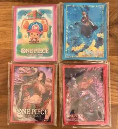ワンピース カードゲーム プロモ　スリーブ　4点セット