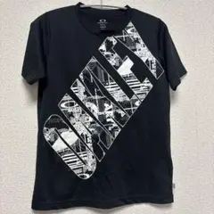 OAKLEY ブラック Tシャツ グラフィック　160 半袖　メッシュ　美品