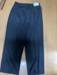 タックワイドパンツ XL ブラック