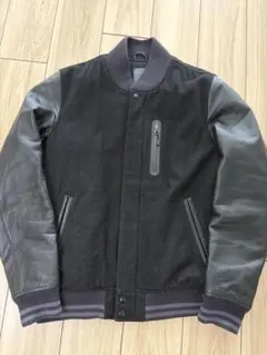 NIKEナイキデストロイヤージャケット初期NSWウールレザースタジャンLブラック