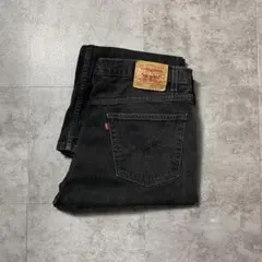 【W42 L30】00s Levis 505 ジッパーフライ　ブラックデニム