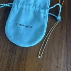 美品 Tiffanyティファニー ネックレス バイザヤードダイヤモンド18k