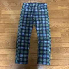 ユニクロ　チェック柄　ズボン
