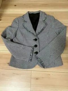 Queerness　千鳥柄 テーラードジャケット 9号