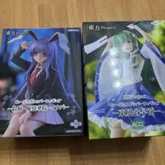 東方Project 東風谷早苗　イナバ フィギュア　2体