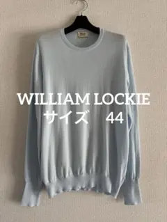 WILLIAM LOCKIE ウィリアムロッキー　コットンニット　セーター　44のサムネイル