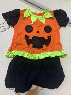 ハロウィン　かぼちゃ　衣装　70-80cm