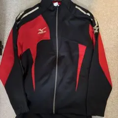 MIZUNO ミズノ ジャージ 上下セット ブラック レッドのサムネイル